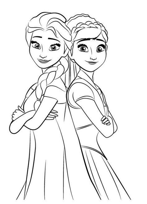 Kumpulan gambar mewarnai frozen untuk tk dan sd marimewarnai com. Mewarnai Gambar Frozen Elsa Dan Anna | Mewarnai cerita ...