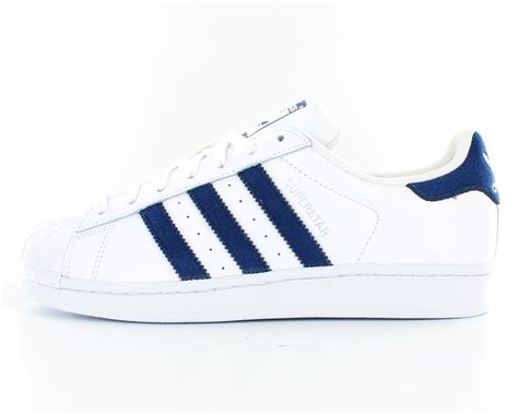 Adidas superstar w fv3284 chaussures blanc. Adidas Superstar Blanc-Bleu Marine