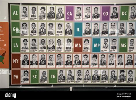 Mugshots, Freedom Rides Museum, Historic Greyhound bus station