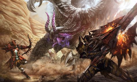 Take up arms and bring him down in the monster hunter: Black Frenzy Computer Wallpapers, Desktop Backgrounds ...