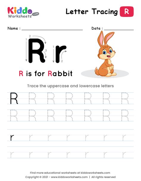 Letter R Traceable Worksheets Vishalialpheus