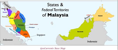 Perak the second largest state in peninsula malaysia, it was once the richest state during the tin boom and ipoh was known as the city of millionaires. Malaysia state map - Malaysia free map (South-Eastern Asia ...