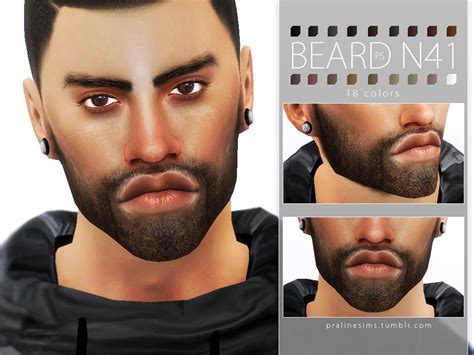 Pralinesims 5 New Realistic Beards For Your Emily Cc Finds
