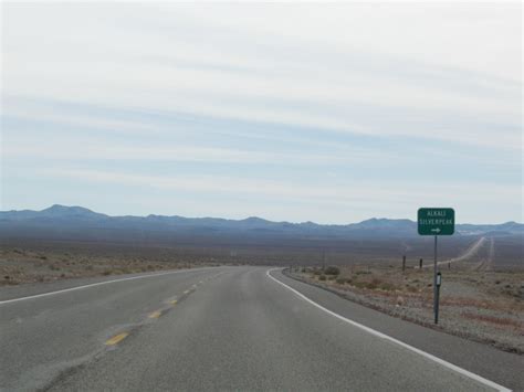 Nevada Aaroads Us Highway 95 Southbound Tonopah To Goldfield Via
