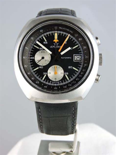 1970s 44mm Lemania Chronograph Cal 1340 Vintage Oyster