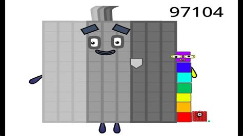Numberblocks Animation Fractions Cube Numbers Youtube