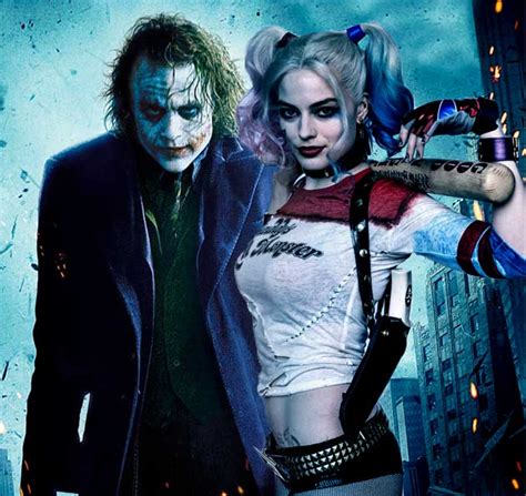 El Joker De Heath Ledger Y La Harley Quinn De Margot Robbie Juntos En
