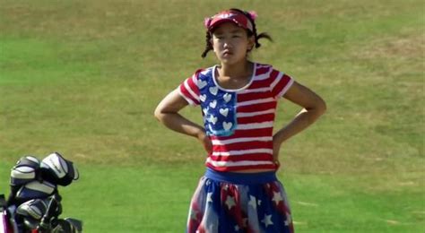 an 11 year old is playing the us women s open and wearing an amazing patriotic outfit