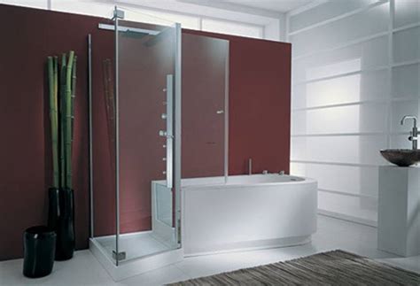 Steam showers with whirlpool tubs. Whirlpool Tub With Shower Unit