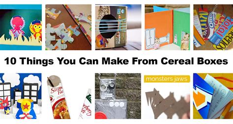 10 Things You Can Make From Empty Cereal Boxes Imagine Forest