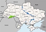 Mapa de Chernivtsi, región o provincia (óblast) de Ucrania | Mapamundial.co