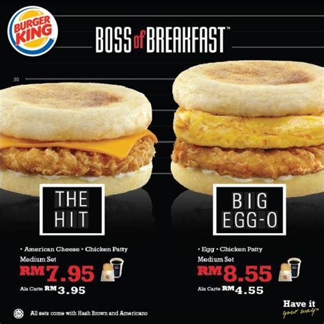 Around the world burger king an s reved breakfast menu. Around the World: Burger King Malaysia's New Breakfast ...