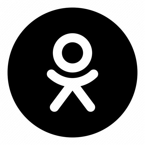 Glyph Odnoklassniki Logo Brand Logotype Network Social Icon Download On Iconfinder
