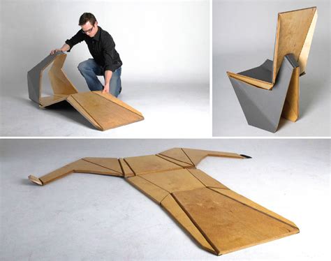 The Flat Stanley Origami Chair By Brett Mellor At