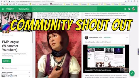 Community Shout Out Youtube
