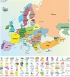 Map Of All European Countries Labeled : The European Union - European ...