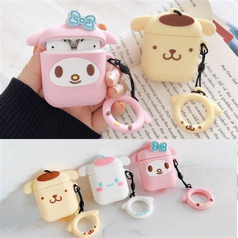 From food to cute animals, you'll find these airpod cases in many. My Melody Cinnamoroll Purin Apple AirPods Protective Case ...