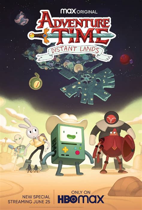 Adventure Time Distant Lands Poster Bmos Here To Do Cowboy Stuff