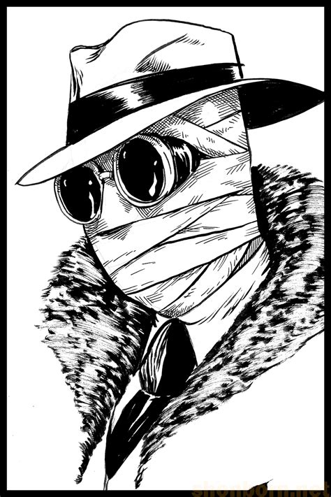 Invisible Man Coloring Pages Coloring Pages