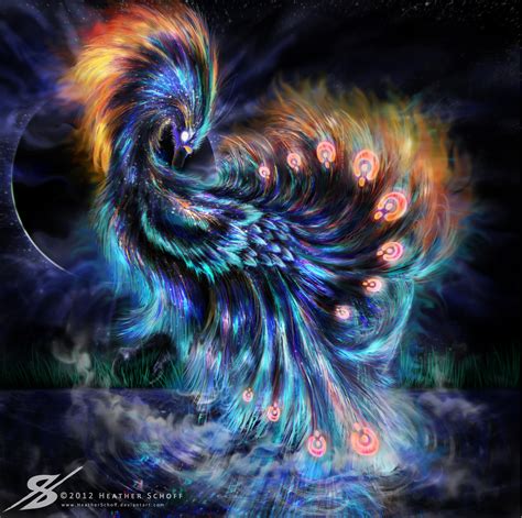 Solar Phoenix By Zaellrin Mythical Creature Art Mythical Birds