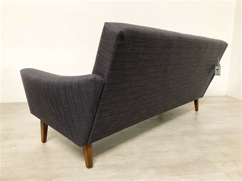 Danish Vintage Model 60 Mid Century 60s 3 Seat Lounge Sofa Settee Grey