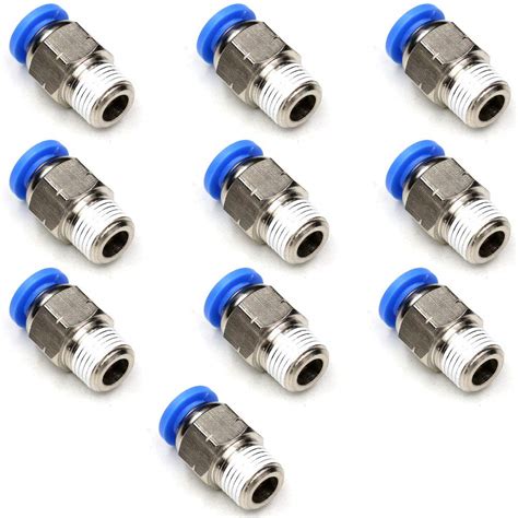 Buy 6mm Push To Connect 18 Inch Npt Air Fittings Push In Connectors