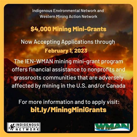 Ien Wman Mini Grant Indigenous Environmental Network