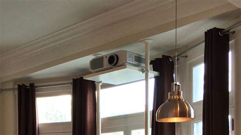 20'' w x 5'' d. Hack An IKEA Stolman Shelf Into A Sturdy Projector Ceiling ...