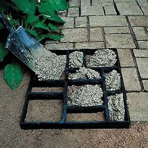 Do It Yourself Stone Mold Paving Concrete Stepping Stone Pavement