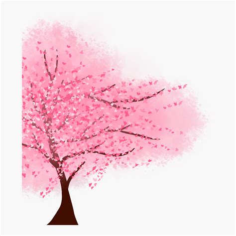 Anime Cherry Blossom Tree Png Transparent Png Transparent Png Image