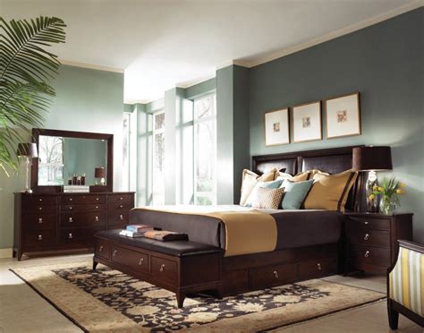 Bedroom Paint Ideas With Dark Wood Furniture Best Home Design