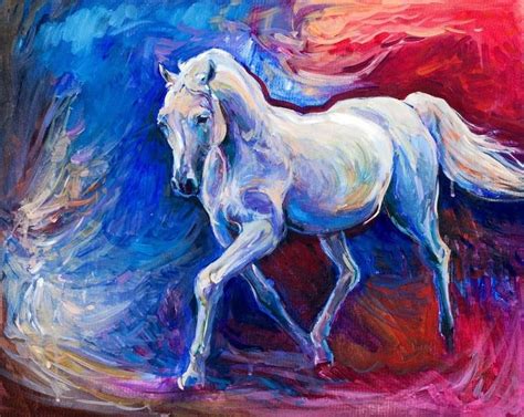 Horse Painting Wall Art Canvas Animal Posters Wall Print Etsy Horse
