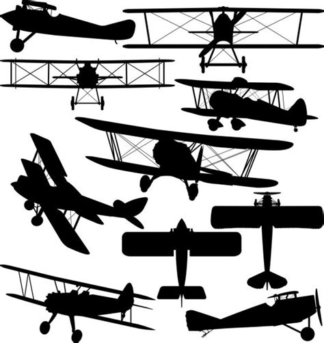Biplane Vector Art Stock Images Depositphotos