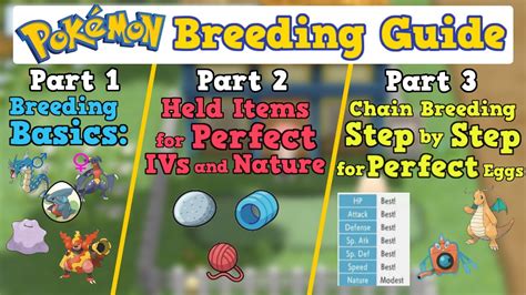 How To Breed Perfect Iv Pokemon The Fastest Possible Pokemon Bdsp