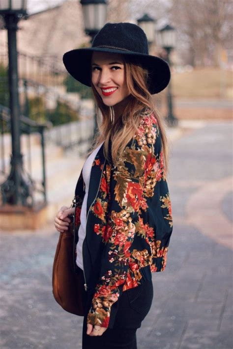 spring outfits with floral jackets 12 cute outfit ideas