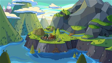 Adventure Time Mountain Wallpapers Hd Desktop And