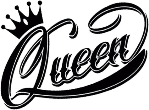 Queen Band Logo Png Download Queen Wall Words Princess Crown Vinyl