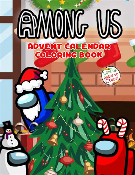 Buy Ámóng Ús Advent Coloring Book Ámóng Ús Advent 2021 With 25