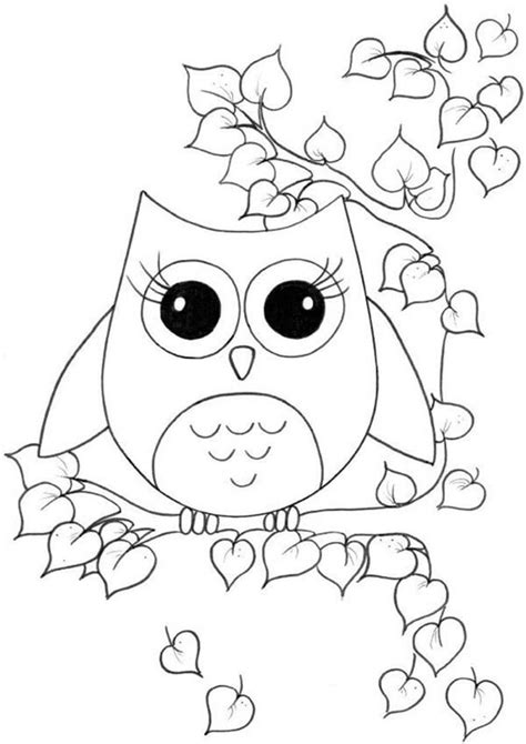 Free And Easy To Print Owl Coloring Pages Tulamama Owl Coloring Pages