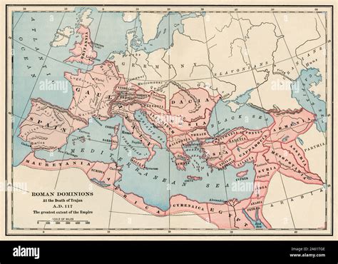 Roman Empire Outline Map