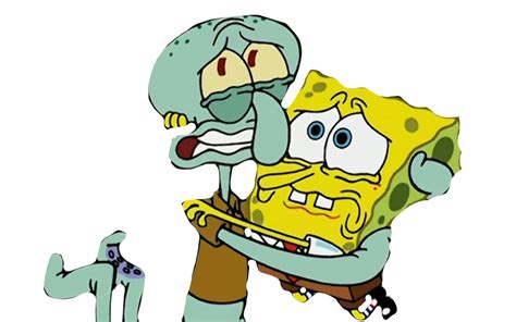 Spongebob And Squidward By Dracoawesomeness On Deviantart