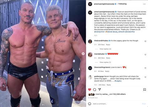 Randy Orton Cody Rhodes Emotional Reunion With WWE Legend On Raw