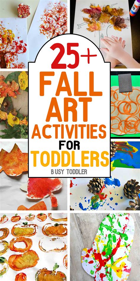 50 Awesome Fall Activities For Toddlers Busy Toddler Art