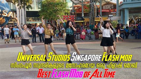 Universal Studios Singapore Flash Mob Best Flash Mob Of All Time YouTube
