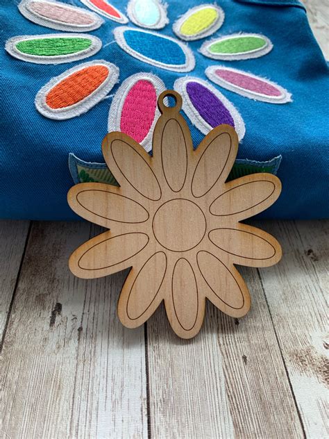 Unfinished Girl Scouts Daisy Petals Ornament Etsy Daisy Girl Scouts