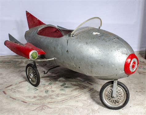 A Lines Brothers Original Supersonic Rocket Pedal Car