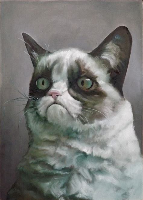 Painting Grumpy Cat Know Your Meme