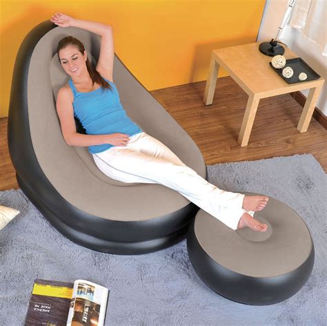 What should i do if my. New Inflatable Deluxe Lounger & Footstool Seat Relax Couch ...