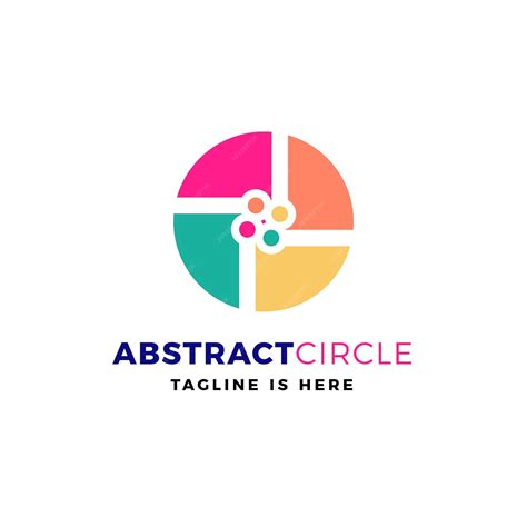 Premium Vector Abstract Circle Logo Vector Icon Illustration