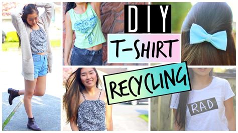 Diy Ways To Upcycle And Recycle Old T Shirts And Clothes Diy Tumblr
